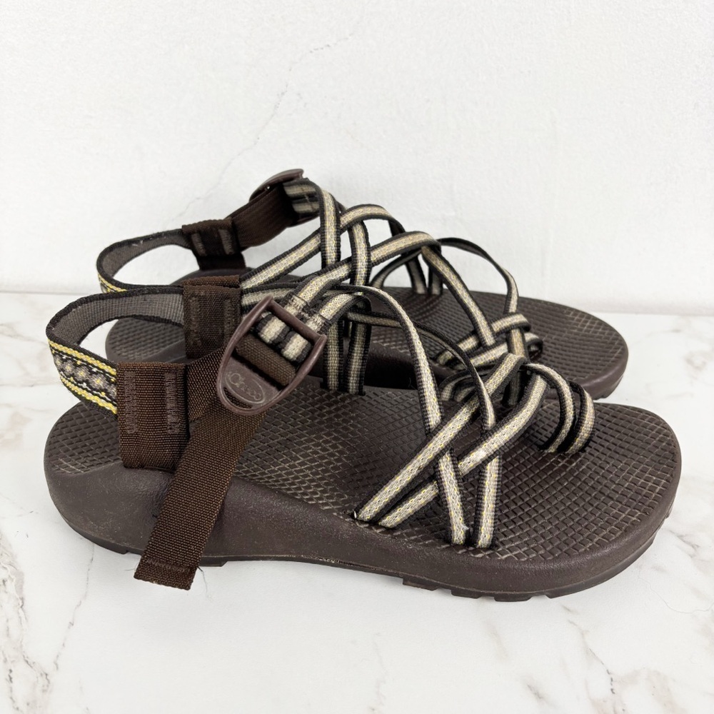 Chaco Women's ZX2 Unaweep Marigold Brown Strappy Sport Sandals Sz 9 - Picture 2 of 8